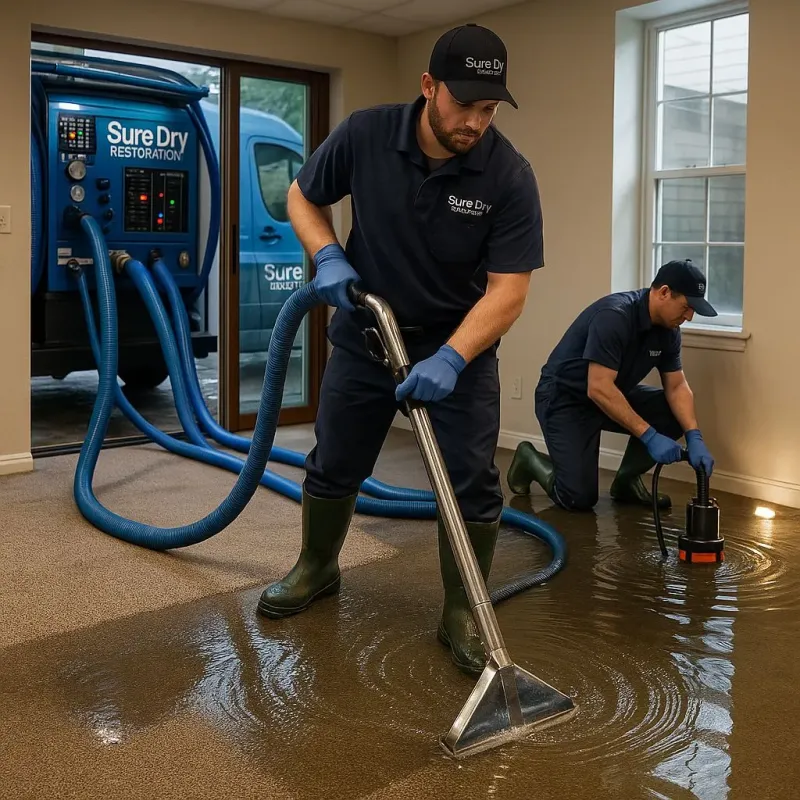Water Extraction and Removal process in Hercules, CA